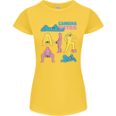 Camera Sutra Photography Photographer Funny Womens Petite Cut T-Shirt Yellow