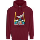 Camera With a Bird Photographer Photography Childrens Kids Hoodie Maroon