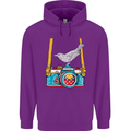 Camera With a Bird Photographer Photography Childrens Kids Hoodie Purple