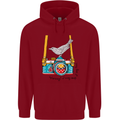 Camera With a Bird Photographer Photography Childrens Kids Hoodie Red