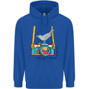Camera With a Bird Photographer Photography Childrens Kids Hoodie Royal Blue
