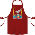 Camera With a Bird Photographer Photography Cotton Apron 100% Organic Maroon