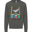 Camera With a Bird Photographer Photography Kids Sweatshirt Jumper Storm Grey