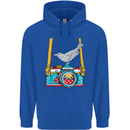 Camera With a Bird Photographer Photography Mens 80% Cotton Hoodie Royal Blue