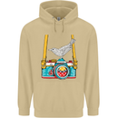Camera With a Bird Photographer Photography Mens 80% Cotton Hoodie Sand