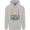 Camera With a Bird Photographer Photography Mens 80% Cotton Hoodie Sports Grey