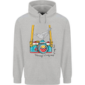 Camera With a Bird Photographer Photography Mens 80% Cotton Hoodie Sports Grey
