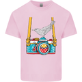 Camera With a Bird Photographer Photography Mens Cotton T-Shirt Tee Top Light Pink