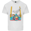 Camera With a Bird Photographer Photography Mens Cotton T-Shirt Tee Top White