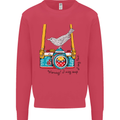Camera With a Bird Photographer Photography Mens Sweatshirt Jumper Heliconia