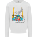 Camera With a Bird Photographer Photography Mens Sweatshirt Jumper White
