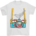 Camera With a Bird Photographer Photography Mens T-Shirt Cotton Gildan White