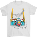 Camera With a Bird Photographer Photography Mens T-Shirt Cotton Gildan White