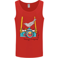 Camera With a Bird Photographer Photography Mens Vest Tank Top Red