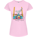 Camera With a Bird Photographer Photography Womens Petite Cut T-Shirt Light Pink