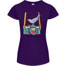 Camera With a Bird Photographer Photography Womens Petite Cut T-Shirt Purple