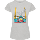 Camera With a Bird Photographer Photography Womens Petite Cut T-Shirt Sports Grey