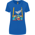 Camera With a Bird Photographer Photography Womens Wider Cut T-Shirt Royal Blue