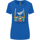 Camera With a Bird Photographer Photography Womens Wider Cut T-Shirt Royal Blue