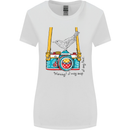 Camera With a Bird Photographer Photography Womens Wider Cut T-Shirt White