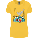 Camera With a Bird Photographer Photography Womens Wider Cut T-Shirt Yellow