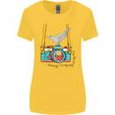 Camera With a Bird Photographer Photography Womens Wider Cut T-Shirt Yellow