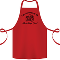 Camera for My Wife Photographer Photography Cotton Apron 100% Organic Red