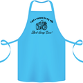 Camera for My Wife Photographer Photography Cotton Apron 100% Organic Turquoise