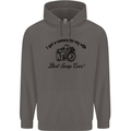 Camera for My Wife Photographer Photography Mens 80% Cotton Hoodie Charcoal