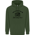 Camera for My Wife Photographer Photography Mens 80% Cotton Hoodie Forest Green