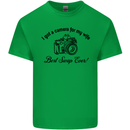 Camera for My Wife Photographer Photography Mens Cotton T-Shirt Tee Top Irish Green