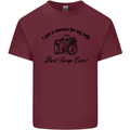 Camera for My Wife Photographer Photography Mens Cotton T-Shirt Tee Top Maroon
