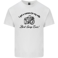 Camera for My Wife Photographer Photography Mens Cotton T-Shirt Tee Top White