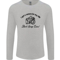 Camera for My Wife Photographer Photography Mens Long Sleeve T-Shirt Sports Grey