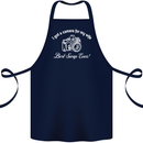 Camera for My Wife Photography Photographer Cotton Apron 100% Organic Navy Blue