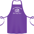 Camera for My Wife Photography Photographer Cotton Apron 100% Organic Purple