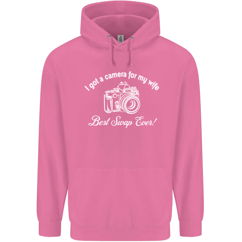 Camera for My Wife Photography Photographer Mens 80% Cotton Hoodie Azelea