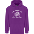Camera for My Wife Photography Photographer Mens 80% Cotton Hoodie Purple