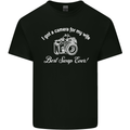 Camera for My Wife Photography Photographer Mens Cotton T-Shirt Tee Top Black