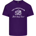 Camera for My Wife Photography Photographer Mens Cotton T-Shirt Tee Top Purple