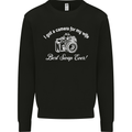 Camera for My Wife Photography Photographer Mens Sweatshirt Jumper Black