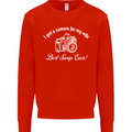 Camera for My Wife Photography Photographer Mens Sweatshirt Jumper Bright Red