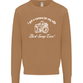 Camera for My Wife Photography Photographer Mens Sweatshirt Jumper Caramel Latte