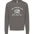 Camera for My Wife Photography Photographer Mens Sweatshirt Jumper Charcoal
