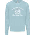 Camera for My Wife Photography Photographer Mens Sweatshirt Jumper Light Blue