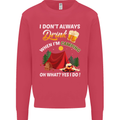 Camping Funny Alcohol Beer Camper Mens Sweatshirt Jumper Heliconia