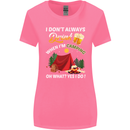 Camping Funny Alcohol Beer Camper Womens Wider Cut T-Shirt Azalea