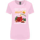 Camping Funny Alcohol Beer Camper Womens Wider Cut T-Shirt Light Pink