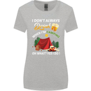Camping Funny Alcohol Beer Camper Womens Wider Cut T-Shirt Sports Grey