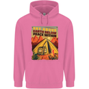 Camping Sky Above Trekking Outdoors Childrens Kids Hoodie Azalea